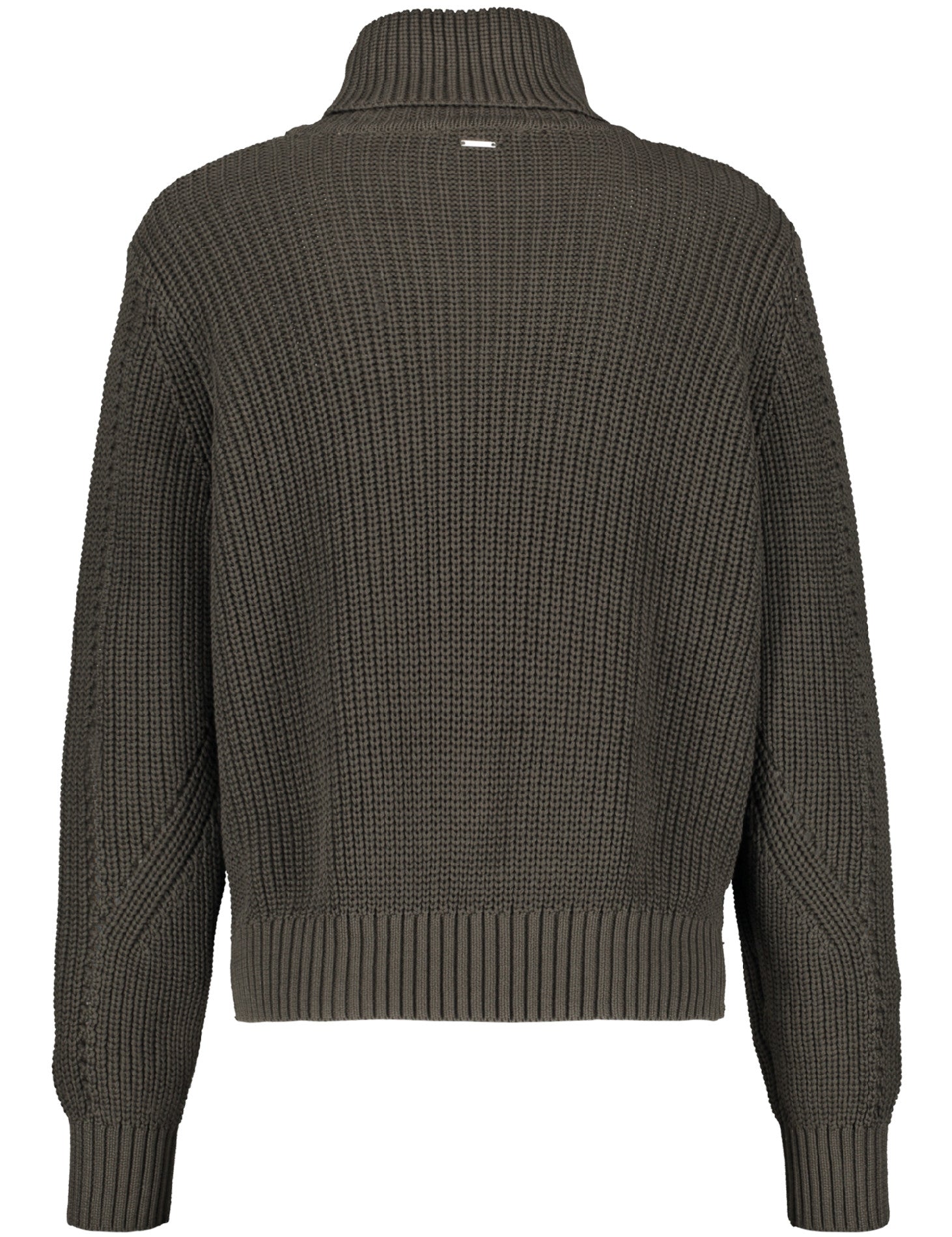 Cotton POLO neck blouse
